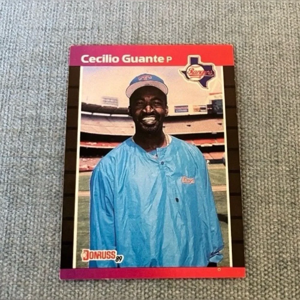 1989 Donruss Texas Rangers Baseball Card Trading Card